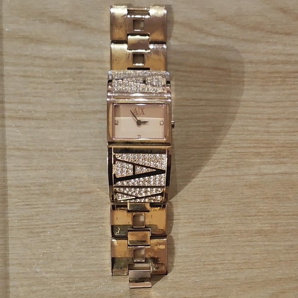 Armani Exchange Rose Gold Watch